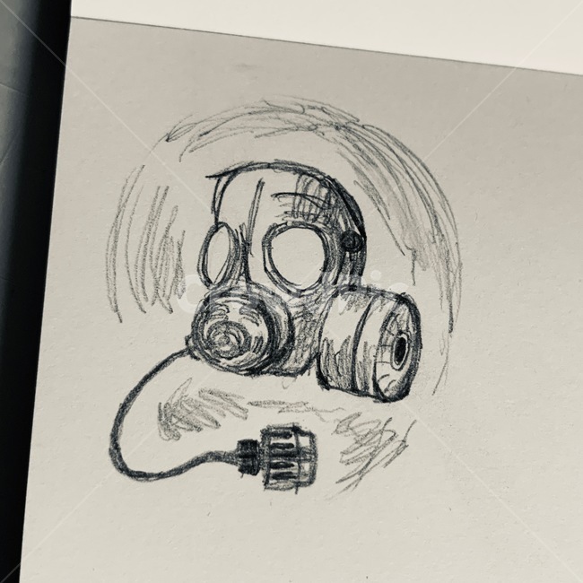 마스크,방독면,미술,그림,스케치,art,drawing,sketch,코로나,mask,artwork,오브젝트,object,흑백사진,monocromephotoghraphy