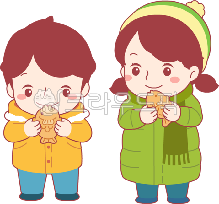 Bungsekwon,children,snack,fish bread,winter,snack cart,cold
