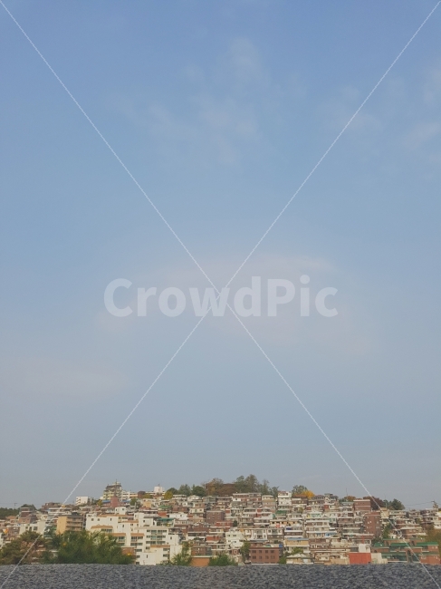 서울,달동네,하늘,구름,따뜻함,배경,바탕,돌담길,도시,풍경,city,landscape,nature,자연,outdoors,옥외,building,건물