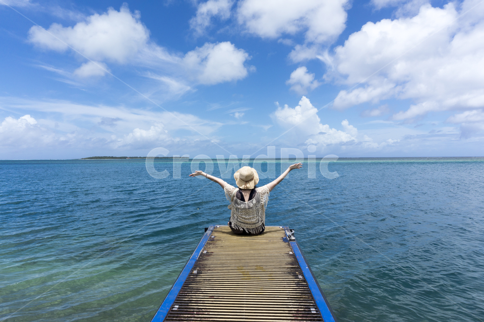 sky,USA,sights,nature,Mary Jo,muzzle,cloud,diving,Mary Jo Pier,ocean,Emerald,spot,sight,Guam,Southern,Wharf