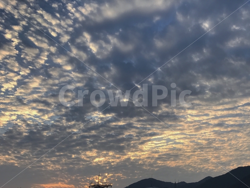 하늘,구름,저녁,노을,분위기,자연,풍경,nature,landscape,outdoors,옥외