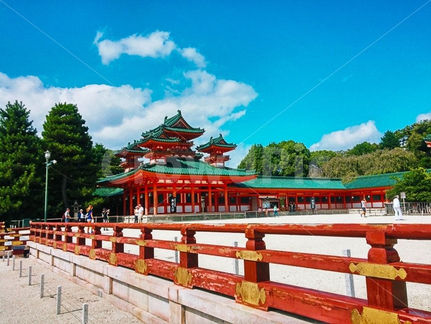 일본,교토,헤이안신궁,여행,고건물,해외,외국,세계,foreign,oversea,world,랜드마크,landmark,tourist attraction