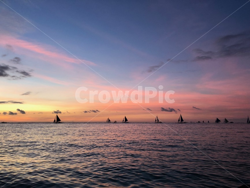 보라카이,바다,해변,노을,감성,파도,beach,sea,ocean,wave,sunset