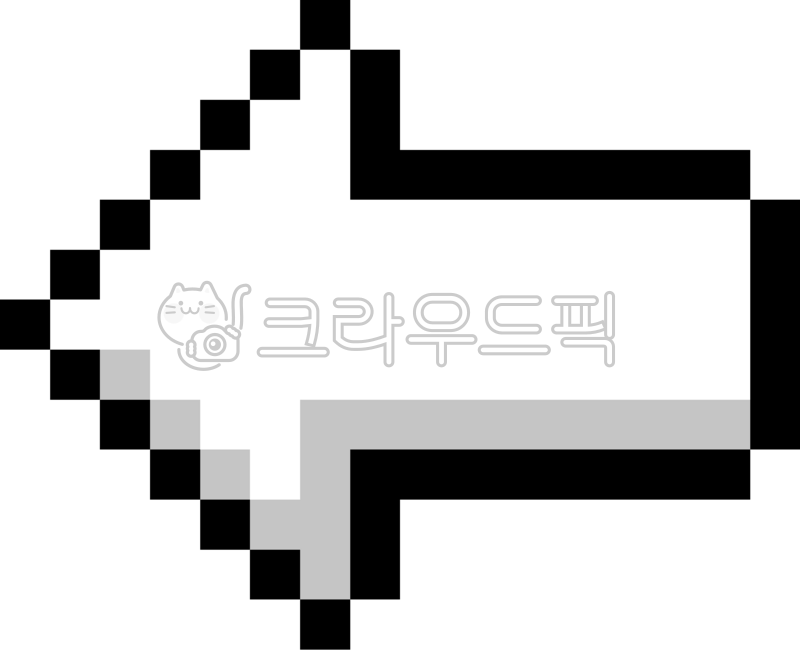픽셀화살표,화살표,pixel,arrow,point,pixelart,도트,화살,위치,표시,나침반,안내,안내판,안내표,방향,강조,포인트,픽셀아트