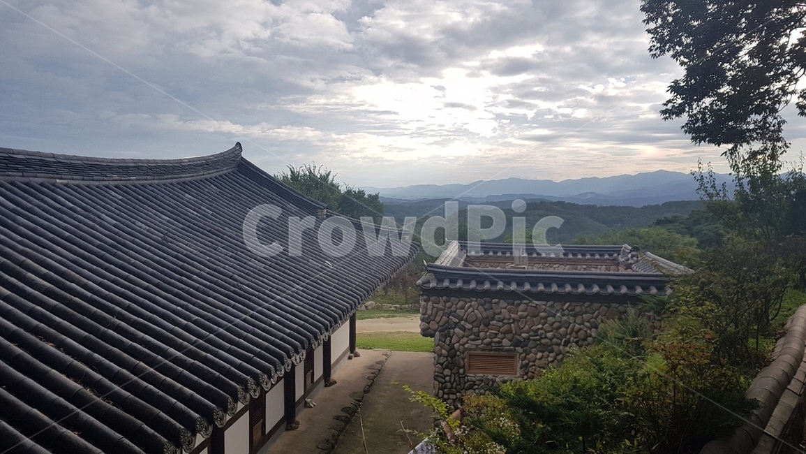 한옥,석탑,기와,기와지붕,나무,자연,구름,하늘,영주,부석사,햇빛,노을,한옥마을,절