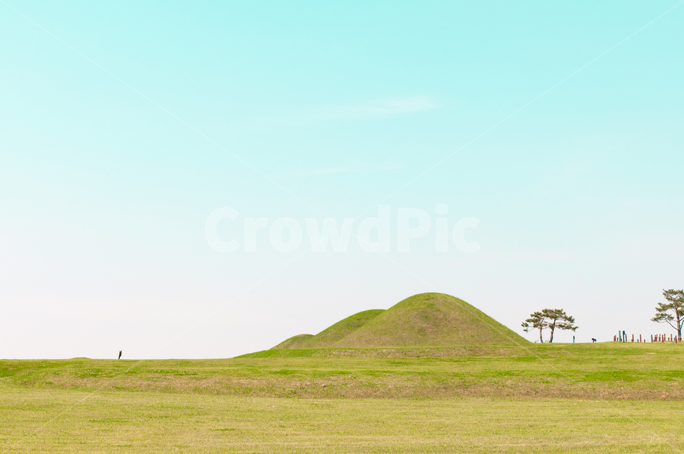 봄,의성,조문국박물관,풍경,야외,무덤,녹색,자연,풍경,nature,landscape,grassland,목초지,field,들,outdoors,옥외,mound,투수판