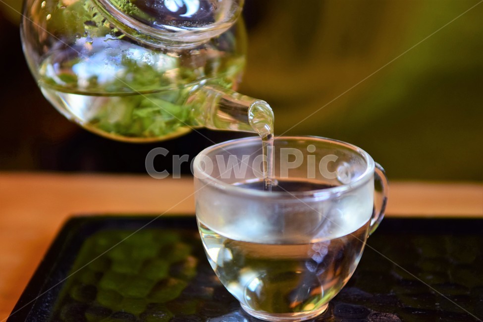 한국전통,녹차,유리잔,korea,편안한,traditional,glass,greentea,comportable,relax