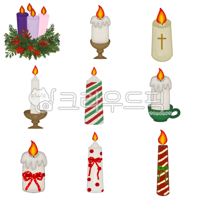 Yang,candle,candlelight,Christmas decoration,red ribbon,Advent candle