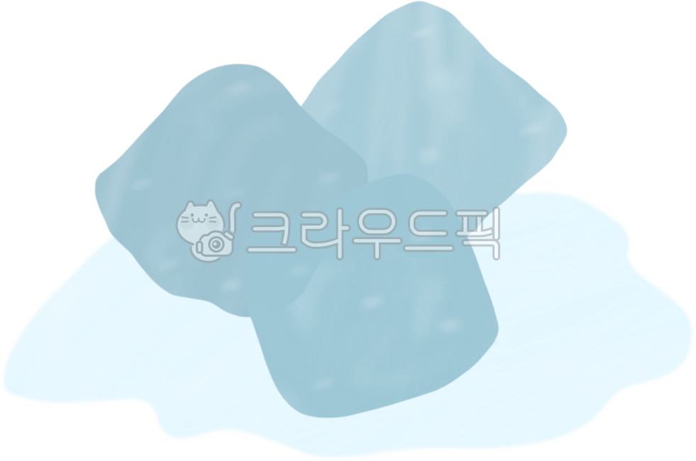 얼음, ice, 녹은얼음, 차가움, 시원함, 사진,이미지,일러스트,캘리그라피 - Minky2작가