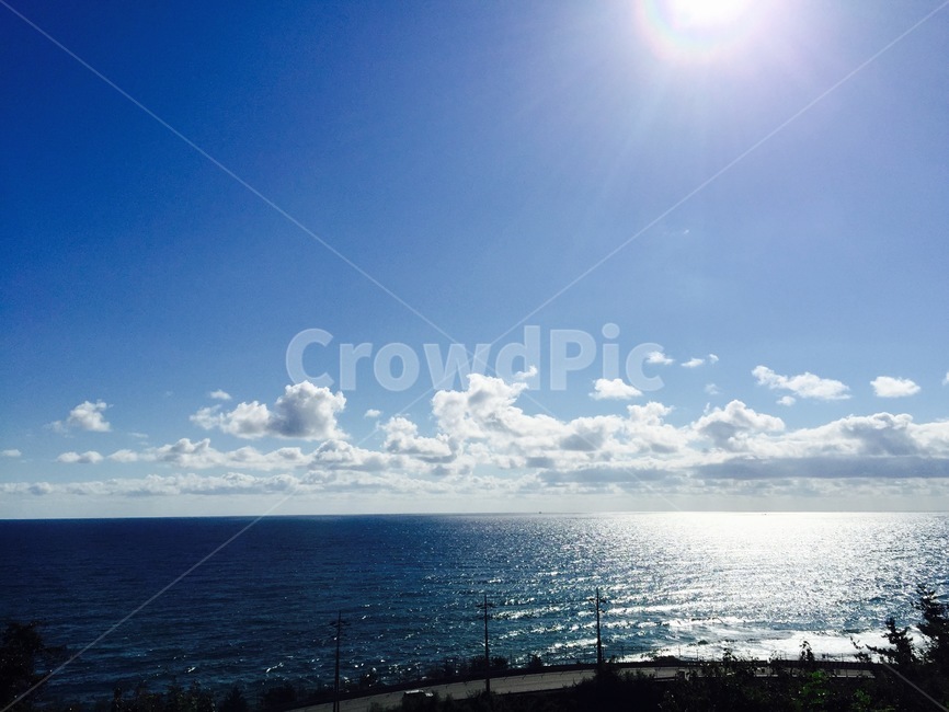 바다,동해,동해바다,구름,풍경,하늘,푸른,자연,풍경,nature,landscape,outdoors,옥외,sky,azure sky,푸른 하늘