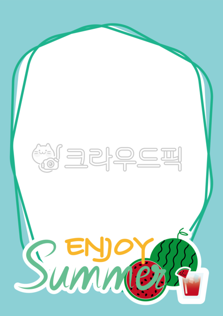여름,여름테두리,여름합성프레임,여름프레임,합성프레임,합성테두리,테두리,프래임,여름방학,여름휴가,바캉스,데커레이션,일러스트,배경소재,수박,과일,여름과일,주스,frame,summer,decoration,eps,illustration,vacation,holiday,summertime