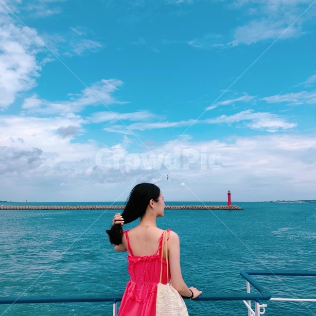 이쁜여자,핫핑크,제주도,우도,원피스,여자패션,감성,여름,여행,사람,인물,인간,human,person,여성,여자,woman,female,lady,여행,휴가,traveling,vacation,trip,색깔,색상,색채,색감,color sense,color sensitivity,feeling of color