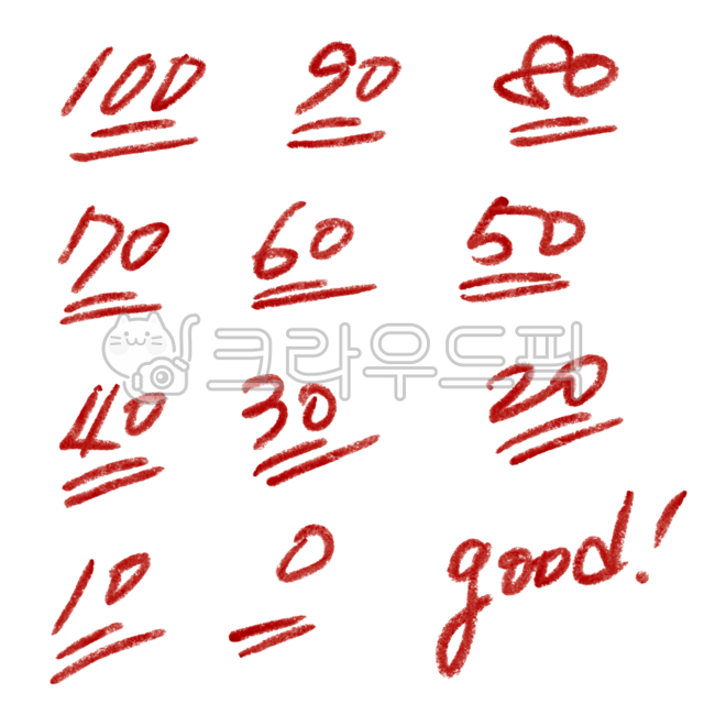 점수,채점,빨간펜채점,100점,90점,80점,선생님글씨,빨간색연필