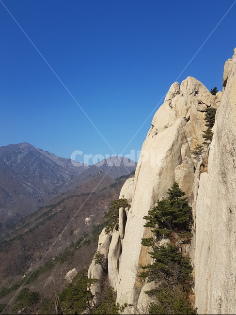 설악산,산,풍경,등산,돌산,암반,암벽등반