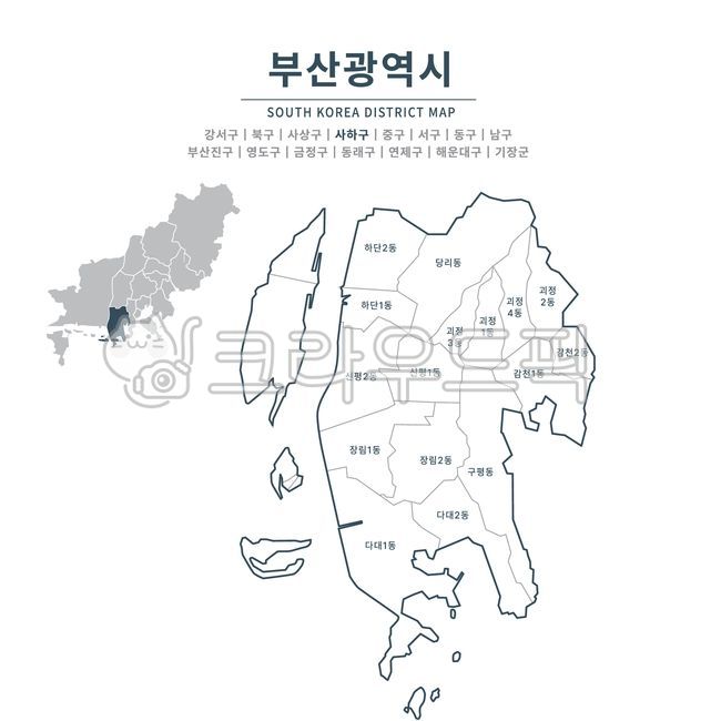 Saha-gu,Saha-gu map,Busan Saha-gu,Busan Saha-gu map,Busan Metropolitan City,Busan map,Busan City map,Busan Metropolitan City map,map,map illustration,region,Republic of Korea,administrative district,map,illustration,administrative map,city