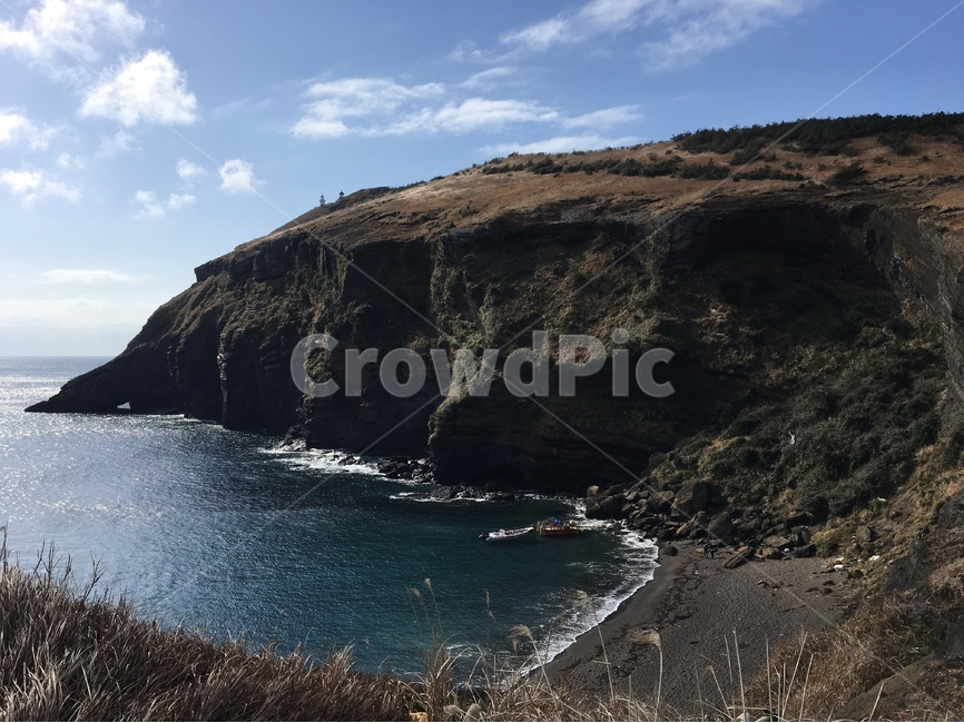 제주,섬,겨울,언덕,아련,자연,풍경,nature,landscape,한국자연풍경,한국자연경관,korea nature landscape,해변,바다,beach,sea,제주도,jeju,jeju island,cliff,낭떠러지,outdoors,옥외,promontory,곶