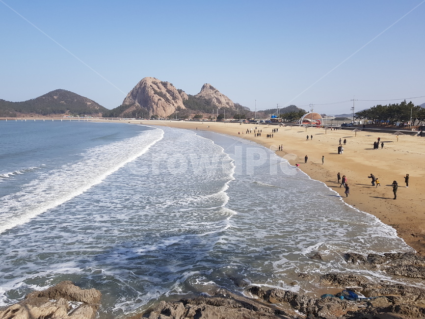 군산,선유도,해수욕장,바다,모래사장,겨울,관광,서해안,gunsan,sea,beach