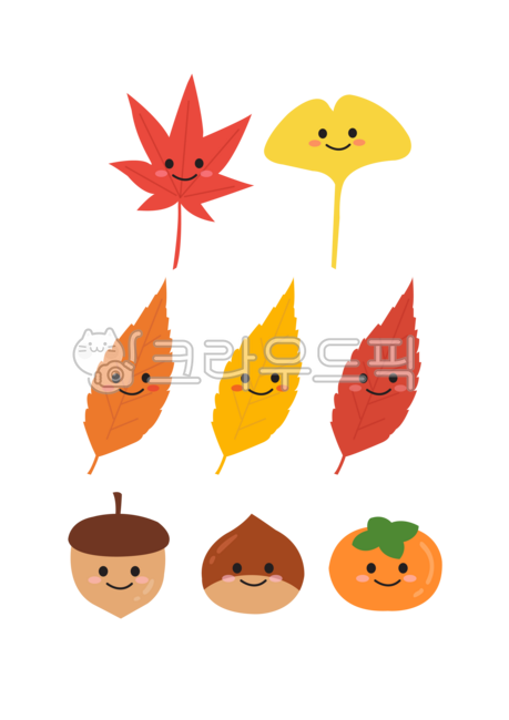 Maple leaves,maple,maple tree,fallen leaf illustration,fallen leaf character,fallen leaves,ginkgo leaf,leaf,leaf,ginkgo tree,ginkgo leaf character,chestnut,chestnut illustration,chestnut,edible chestnut,chestnut character,acorn,acorn char