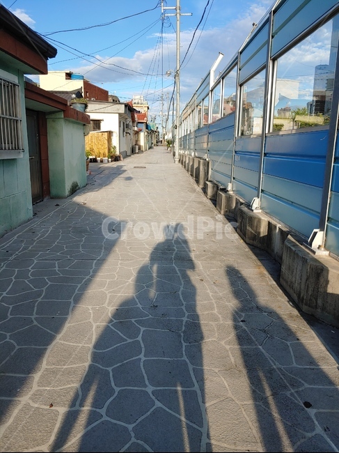 그림자,보도,가족,집,하늘,syk,walkway,path,판석