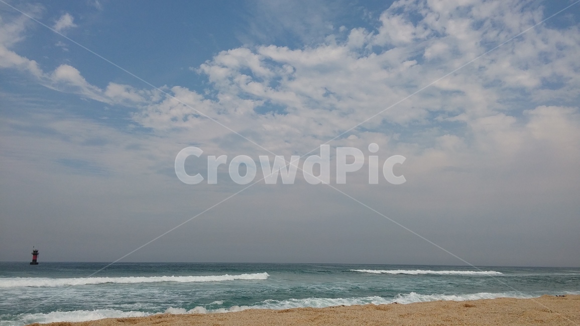 강릉,바다,하늘,자연,해변,휴가,sky,동해,경포,풍경