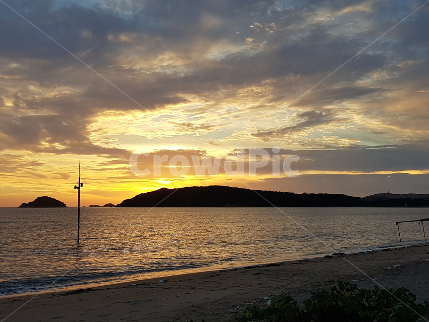 하늘,노을,바닷가,풍경,자연,자연,풍경,nature,landscape,해변,바다,beach,sea,outdoors,옥외,sunlight,햇빛