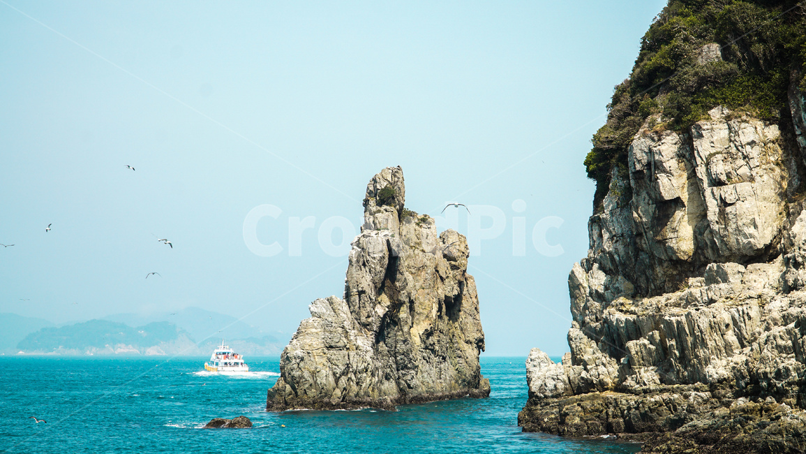 남해,외도,섬,협곡,canyon,바다,sea