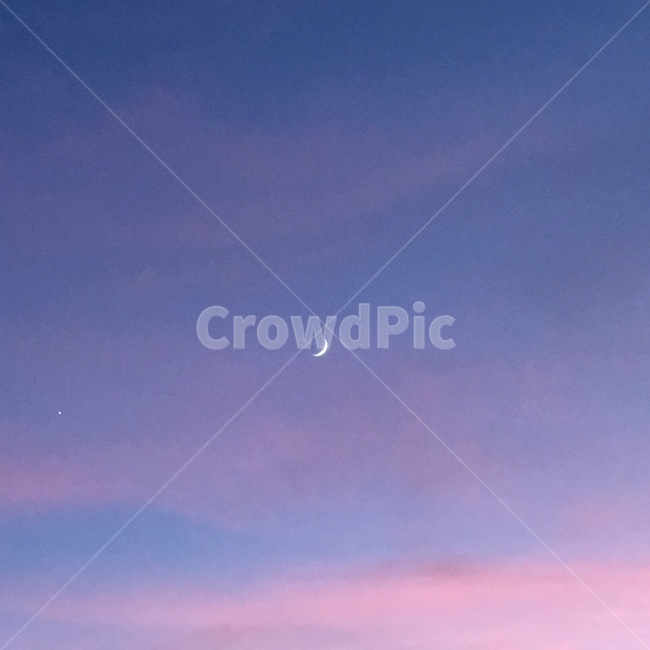 밤하늘,달,감성,구름,하늘,노을,night,purple,moon,sky
