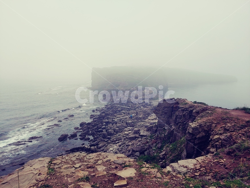 섬,island,지형,한반도,안개