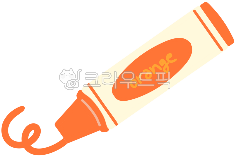 색연필,크레용,크레파스,끼적이기,미술,미술도구,주황색
