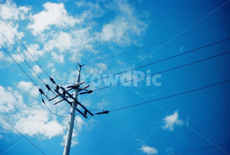 하늘,구름,날씨,가을,전봇대,sky,cloud,weather,여름,쾌청,맑음,전신줄,필름사진,필름,산업,industry,industrial,에너지산업,energy industry