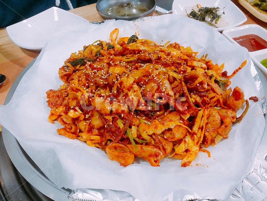 곱창,매운음식,안주,음식,한국요리,양념곱창,양념