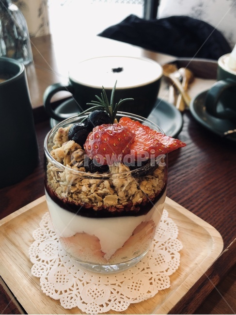 요거트,웰빙,디저트,카페디저트,다이어트
