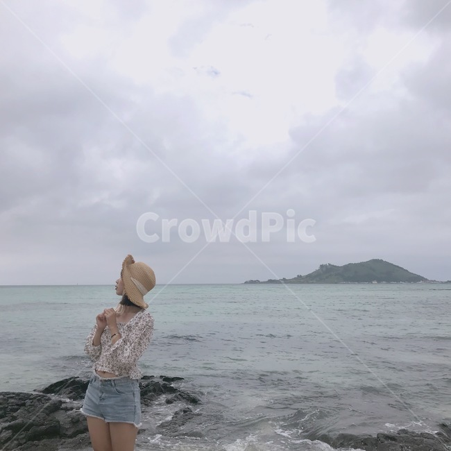 바다,제주도,여자,제주도바다,여행