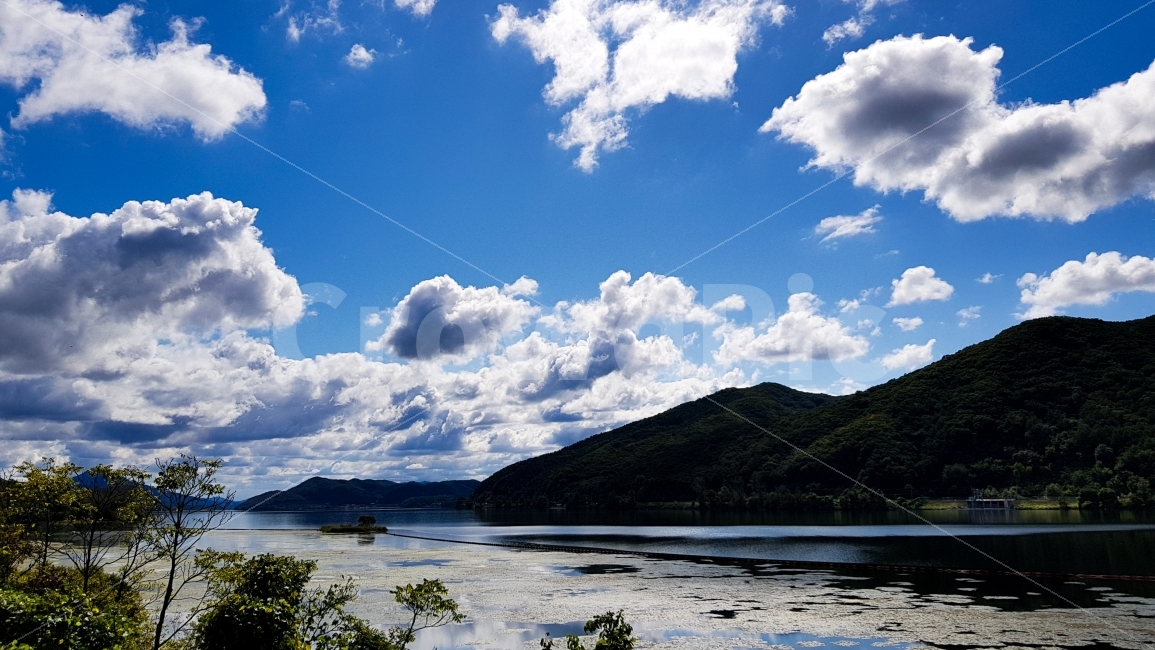 하늘,강,산,구름,korea,sky,river,mountain,cloud,자연,풍경,nature,landscape,한국자연풍경,한국자연경관,korea nature landscape,outdoors,옥외,azure sky,푸른 하늘,weather,날씨,cumulus,적운
