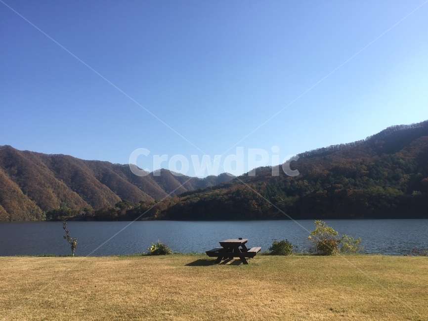 water,물,nature,자연,outdoors,옥외,벤치,bench,호수,lake,춘천,한국,korea,chuncheon,peace,평화