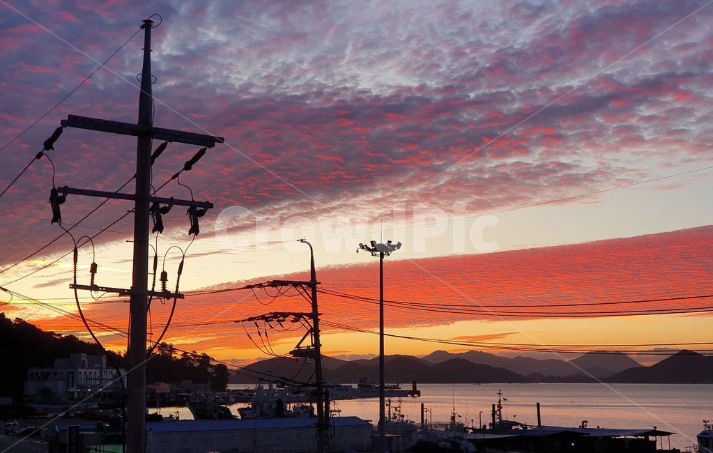 utilitypole,전신주,nature,자연,노을,sunset,하늘,sky,구름,cloud
