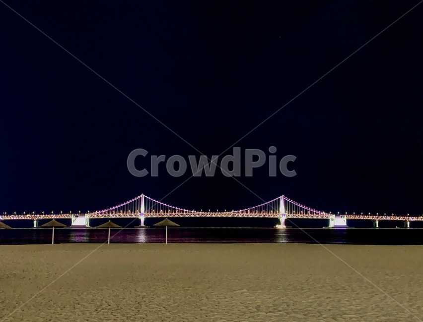 대한민국,부산,광안대교,백사장,모래,야경,밤하늘,busan,nightview,beach