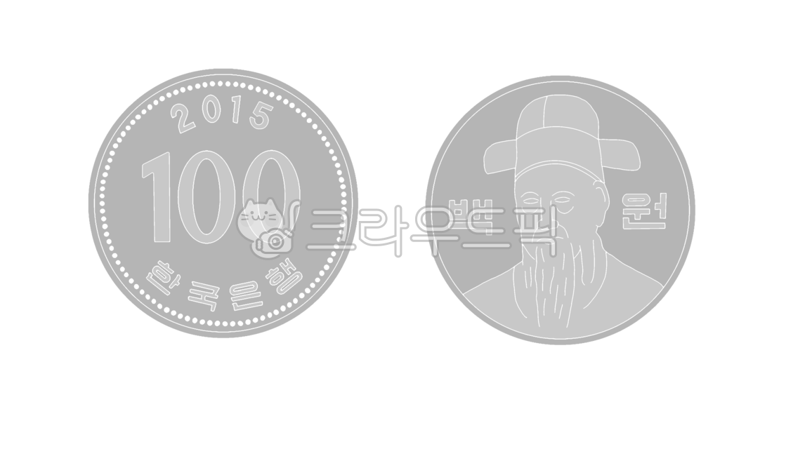 100 won coin,100,Coin illustration,coin picture,100 won,100 won coin illustration,100 won picture,100won,coin