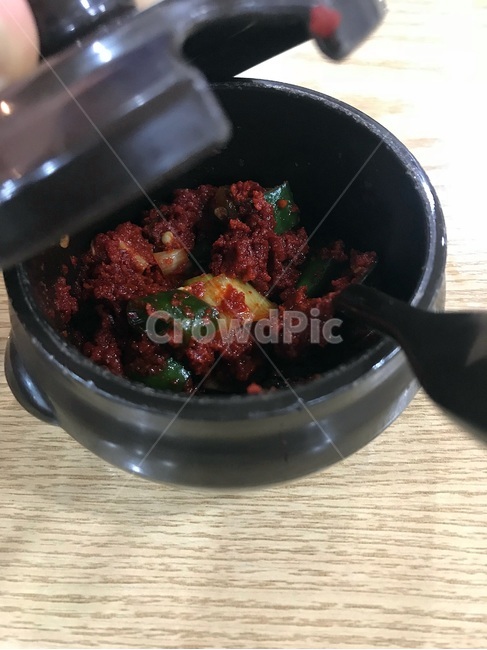 양념장,다대기,한국,양념,장,고추,숫가락,음식,식재료,요리,food,cook,meal,dishes,food reserves