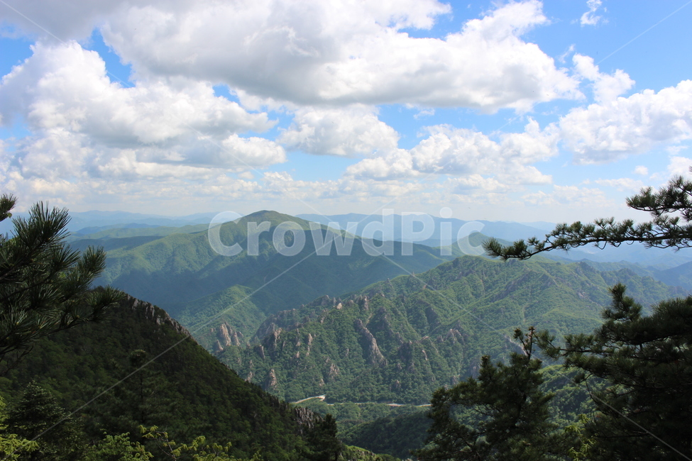 nature,자연,등산,산,파란하늘,구름,mountain,bluesky,cloud,green,설악산,자연,풍경,nature,landscape