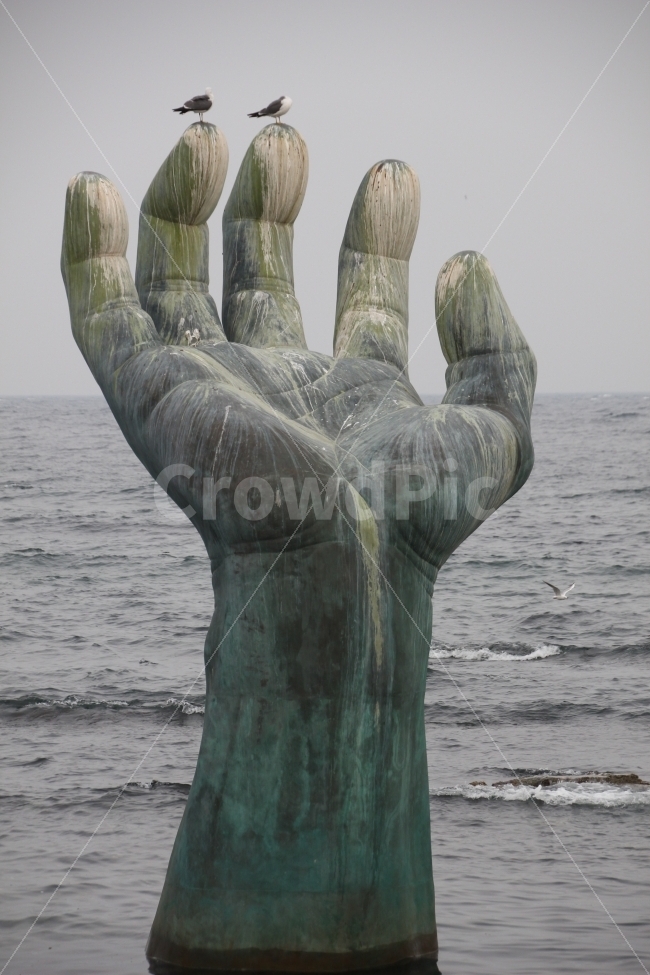 포항,갈매기,바다,호미곶,손,조각상,동상,석상,조형물,statue,bronze statue,stone statue,랜드마크,landmark,tourist attraction