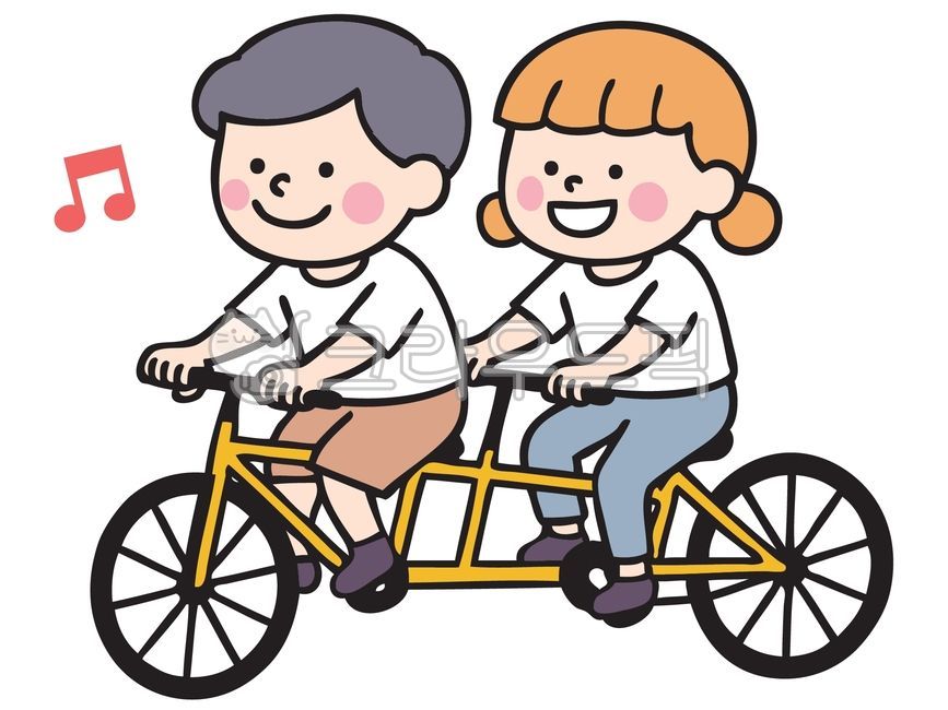 자전거,커플자전거,라이딩,텐덤자전거,바이시클,자전거데이트,여가생활,스포츠,여자아이,여학생,여자,어린이,청소년,학생,사람그림,사람일러스트,남자아이,남학생,남자,커플,데이트