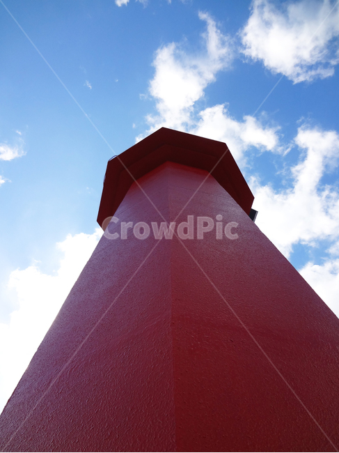 architecture,tower,등대,red,하늘,여름