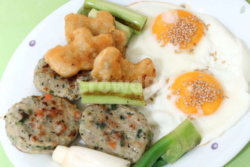 계란후라이,파구이,동그랑땡,깨,대파구이,음식,식재료,요리,food,cook,meal,dishes,food reserves