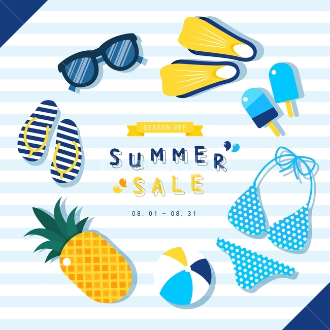 선글라스,오리발,아이스크림,비키니,팝업,여름,이벤트,할인,쇼핑,여름,계절,summer,season,축제,행사,festival,carnival,event,그래픽,일러스트레이션,graphic,illustration