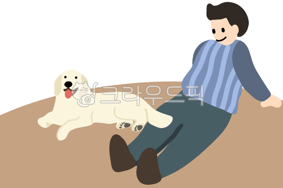 dog owner,dog image,Retriever illustration,retriever,retriever image,puppy,puppy image,puppy illustration,man,pet dog,Dog illustration