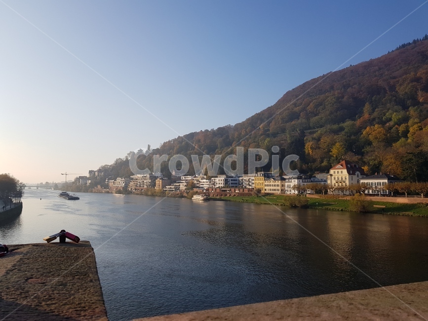 water,물,waterfront,강,풍경,유럽,river,german,deutsch,heidelberg,하이델베르크