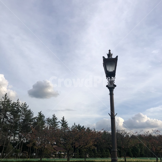 lamppost,가로등,하늘,나무,구름,풍경,유럽,scenery