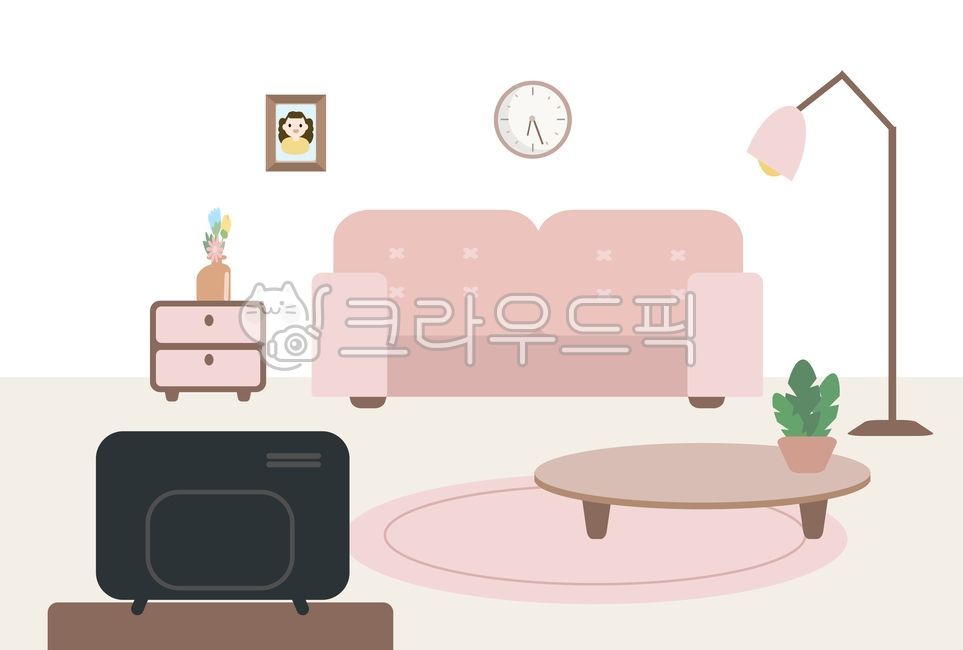 거실,방꾸미기,가구,핑크톤,인테리어,이사