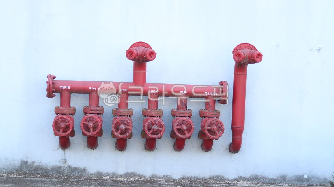Red,firefighting water supply,Fire fighting,fireman,wall,water
